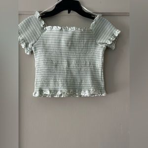 Medium Zara Striped Crop Top